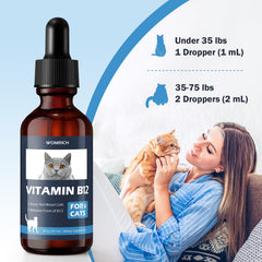 WOMRICH B12 cat energy boost image highlighting vitality