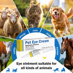WOMRICH easy-application near the pet eye for simple daily care