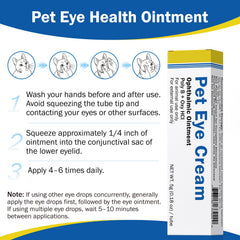 WOMRICH eye health cream texture close-up showing creamy glide