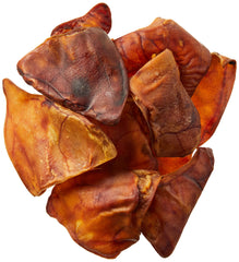 Wonder Bound resealable pouch holds 18 pig ears for freshness