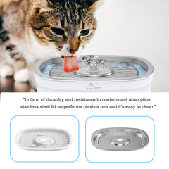 Wonder Creature fountain uses a quiet pump for peaceful homes.