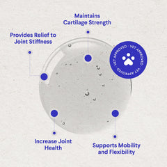 Wonder Paws chondroitin sulfate formula supports flexible strides for dogs.