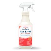 Wondercide flea tick spray bottle shows a plant-powered pest shield for pets.