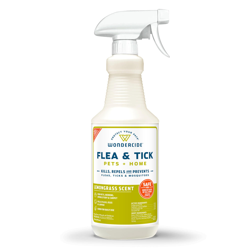 Wondercide lemongrass spray bottle for natural pest control at home