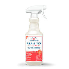 Wondercide Peppermint spray bottle for pets and home, kills fleas and ticks on contact
