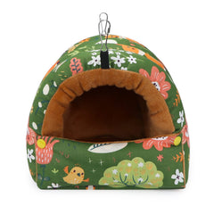 Wontee parrot bed soft cotton nest for peaceful naps