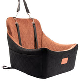 Wooaidagg dog car seat for medium dogs with memory foam comfort on trips