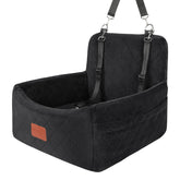 Wooaidagg memory foam dog car seat provides cozy support for small dogs on road trips