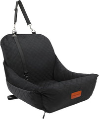 Wooaidagg dog seat with soft plush fabric for cozy rides