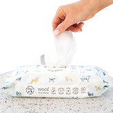 Woof Dog Wipes for the face, gentle cleansing with Manuka Honey.
