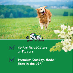 Vitamin E drops on dog food for coat and skin support