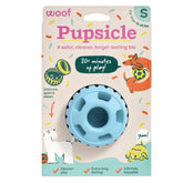WOOF Party Pupsicle Buddy Blue front view for engaging playtime