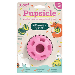 WOOF Party Pupsicle pink toy for extended interactive play and boredom relief