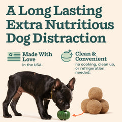WOOF Pupsicle refill with peanut butter for tasty adventures and energy.