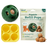 WOOF Pupsicle Starter Pack ready for extended enrichment and playtime