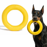 WoofBite Giant XL Ring closeup texture highlights durable rubber for strong chewers.
