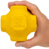 WoofBite indestructible jumping jack toy front view for aggressive chewers