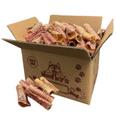 Woofley's Beef Trachea 6-inch packaging highlights a protein-rich chew for rewarding dogs.