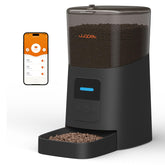 WOPET 6L automatic feeder with WiFi control enables precise meal scheduling.