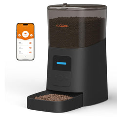 WOPET 6L automatic feeder with WiFi control enables precise meal scheduling.