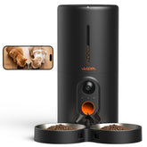 WOPET automatic feeder camera front view for remote meal monitoring.