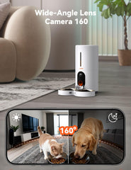 WOPET camera with a 160-degree wide angle and 70-degree vertical rotation.