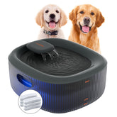 WOPET large 6L dog fountain with wide drinking area for multi pet homes