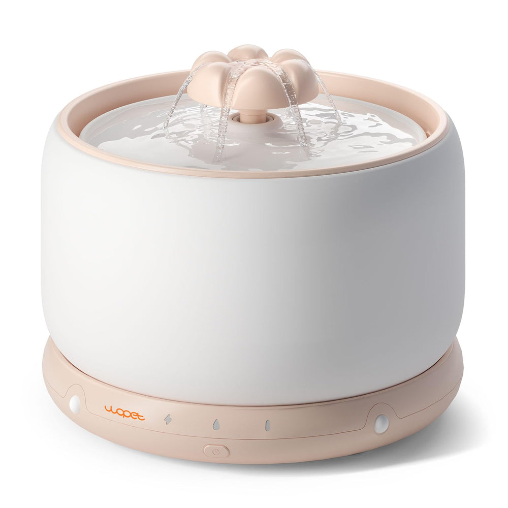 WOPET wireless cat water fountain ceramic body for clean hydration