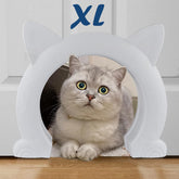 Wordcam Large Cat Door front view, easy install and durable ABS.