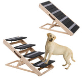 Wotunest Upgrade 2-in-1 pet ramp with steps for safer bed and couch access.
