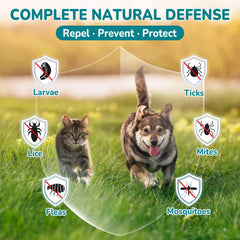 Woyamay bacon-flavor pet drops entice pets while providing protection