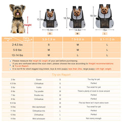 WOYYHO dog carrier backpack storage pocket keeps essentials secure.