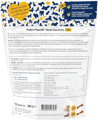 WPARHUS ProDen PlaqueOff turkey-cranberry bones promoting fresh breath during treats.
