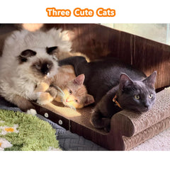 WPVPaw cat scratching board couch shown as a durable indoor lounging spot and claw relief.