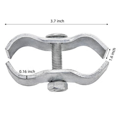 WRINGKIT 1-3/8 inch clamps close-up shows robust bolts for quick assembly.