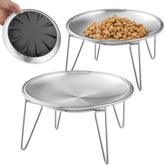 WROSWT elevated cat bowls with stand and bowl for versatile feeding setups.