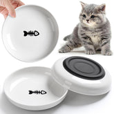 WROSWT No Spill Cat Bowls 3-pack with non-slip base keeps meals steady for indoor cats.