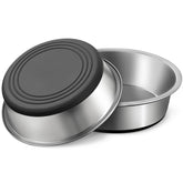 WROSWT stainless steel dog bowls set of 2 for durable feeding