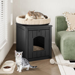 WTFGO side-table design doubles as furniture while concealing litter.