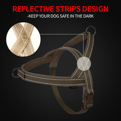 Wuhnesd No Pull Harness top handle for quick control in crowds