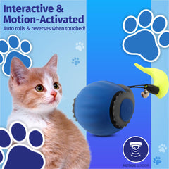 WUSSIO two-speed control cat toy offers customizable play sessions.