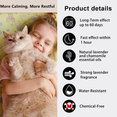 Wustentre pheromone-release collar shown for reassuring cues.