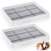 WUWEOT rabbit litter box top view for easy access and tidy corners