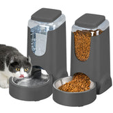 WyfKyd 2-pack automatic feeder front view for steady pet meals.