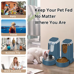 WyfKyd 2Pack feeder side view highlights compact, space saving design.