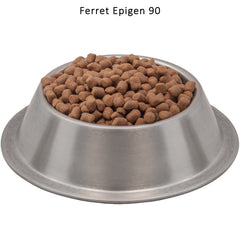 Wysong Ferret Epigen 90 bag open highlighting dense, starch-free nutrition.