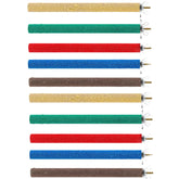 Wzttdm parrot perch stand with colorful paw grinding texture for small birds.