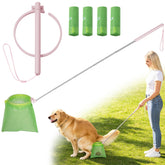 Wzxlj.Y dog pooper scooper extendable 43-inch handle for mess-free cleanup
