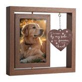X-partner 4x6 pet memorial frame with rotating double-sided display.