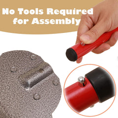 X-TECOKIT Pooper Scooper edge design for grass and dirt surfaces.